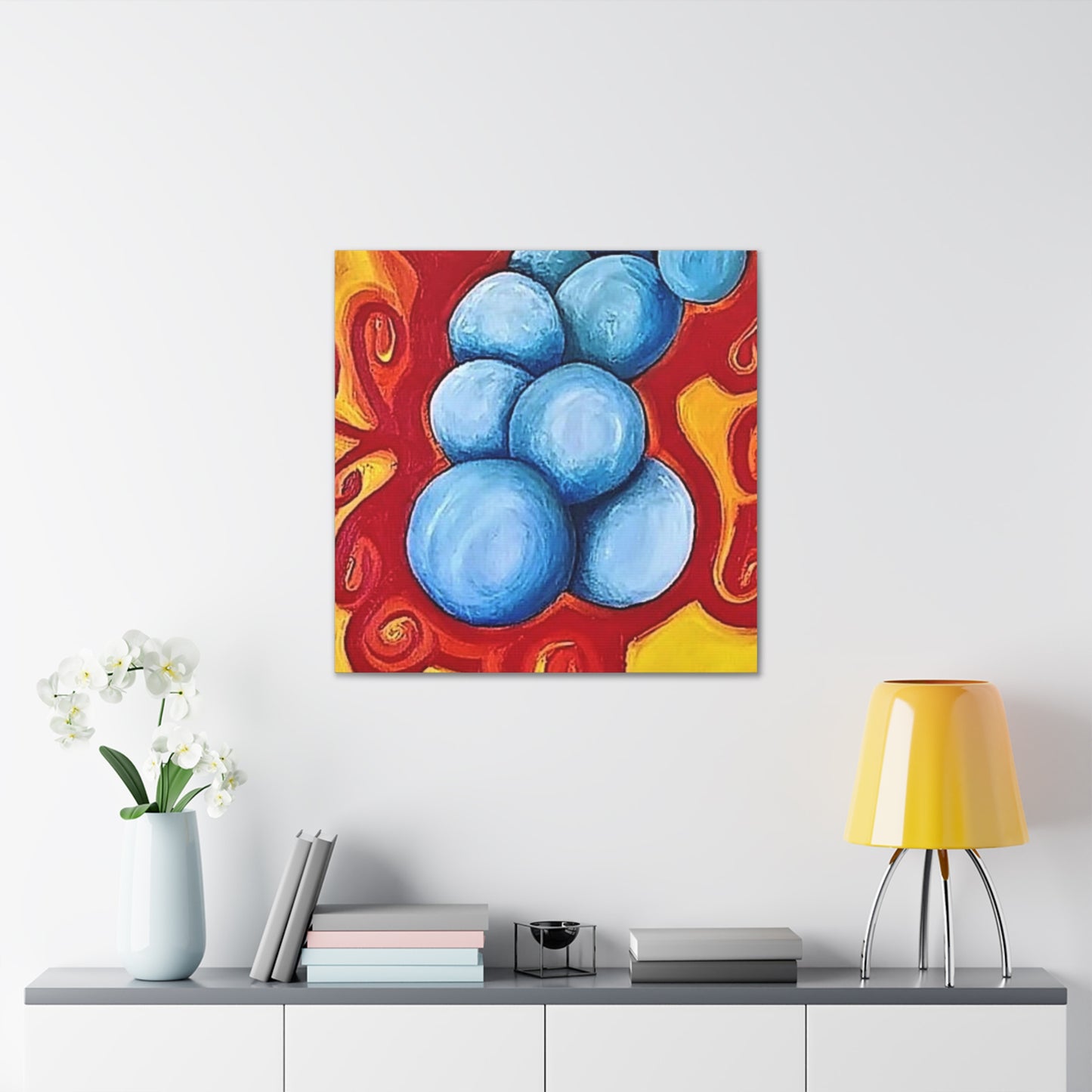 Blue Balls Canvas Gallery Wraps