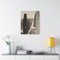 Michigan Ave Chicago Satin Canvas Stretched 24" x 30" (Vertical) 1.5"