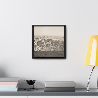 The Pinnacles Gallery Canvas Wraps Square Frame 12″ x 12″ Premium Gallery Wraps (1.25″) Black