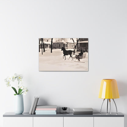 Carriage Ride Canvas Gallery Wraps 30" x 20" 1.25"