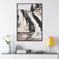 Gibbon Falls Yellowstone Gallery Canvas Wraps Vertical Frame 32″ x 48″ Premium Gallery Wraps (1.25″) Black
