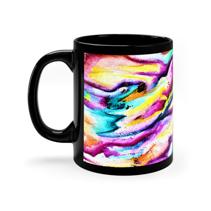 Teal River Black Coffee Mug, 11oz