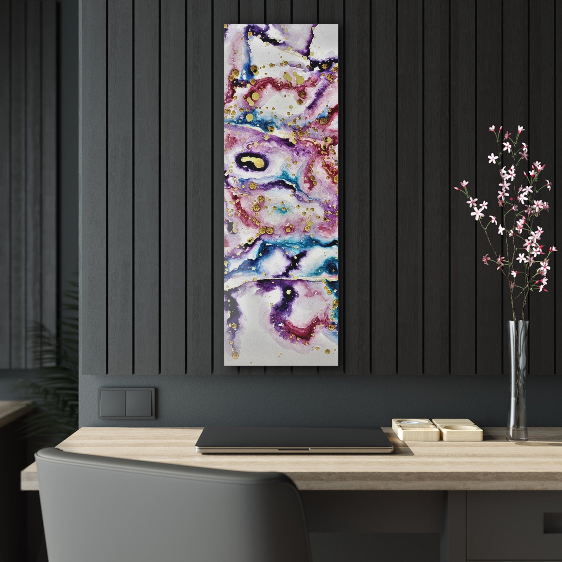Cosmic Sky Acrylic Prints - 12" x 36" (Vertical) Glossy - Home Decor