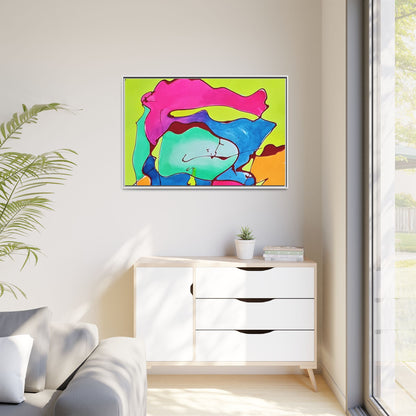 Kool Kid Matte Canvas Framed - Kia Day Design
