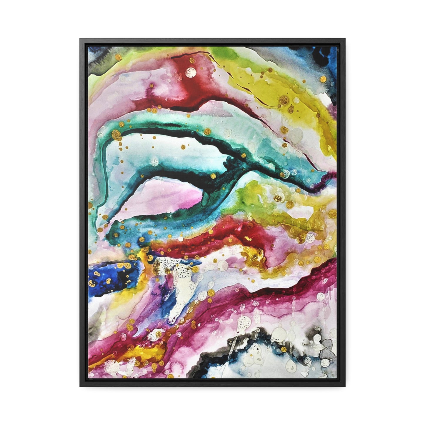 Cosmic Face Gallery Canvas Wraps, Vertical Frame