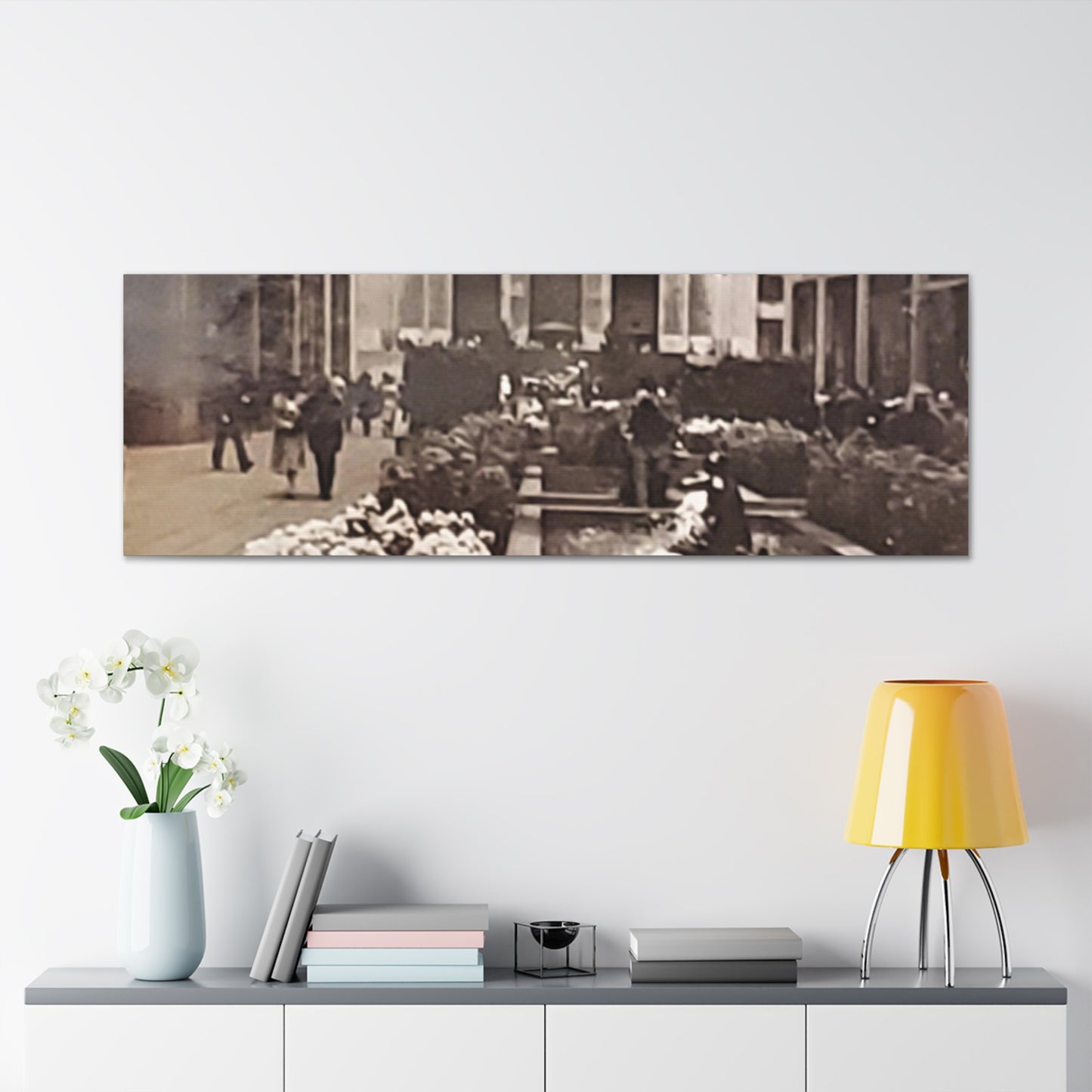 Rockefeller Plaza Canvas Gallery Wraps