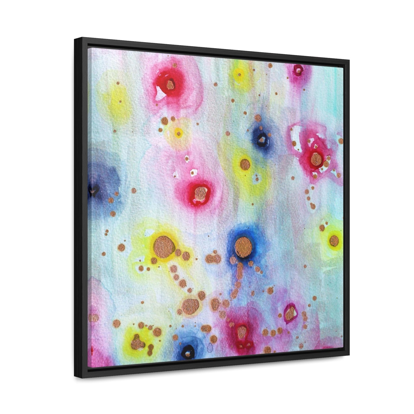 Raining Blooms Gallery Canvas Wraps, Square Frame