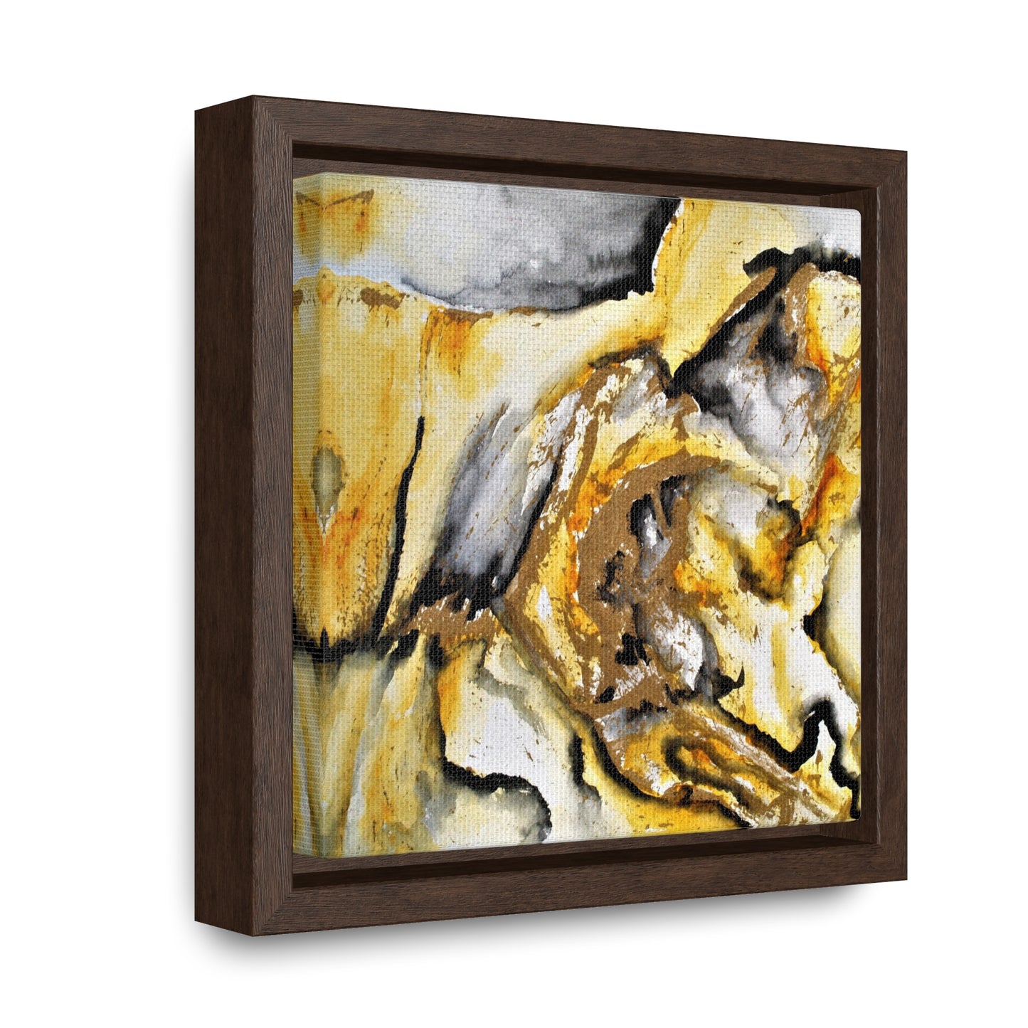 Tiger Stripe Gallery Canvas Wraps, Square Frame