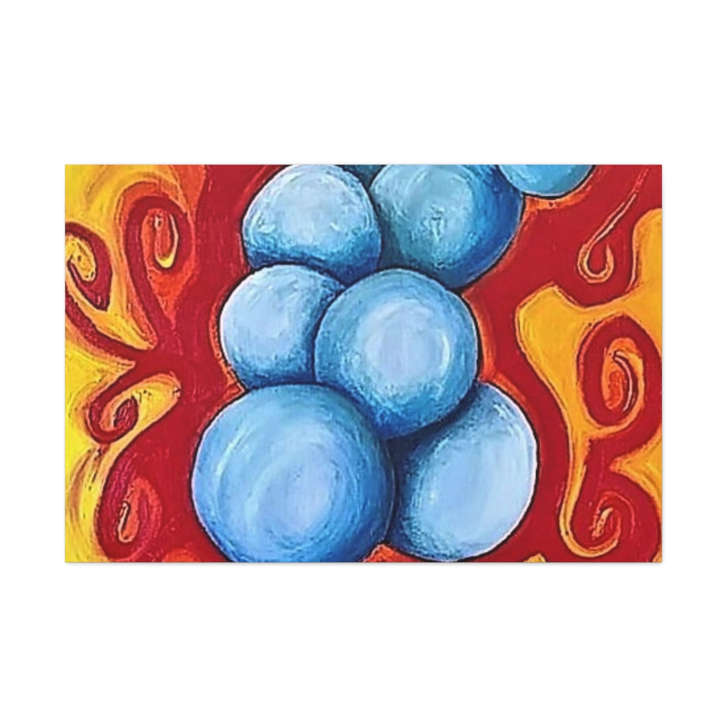 Blue Balls Canvas Gallery Wraps