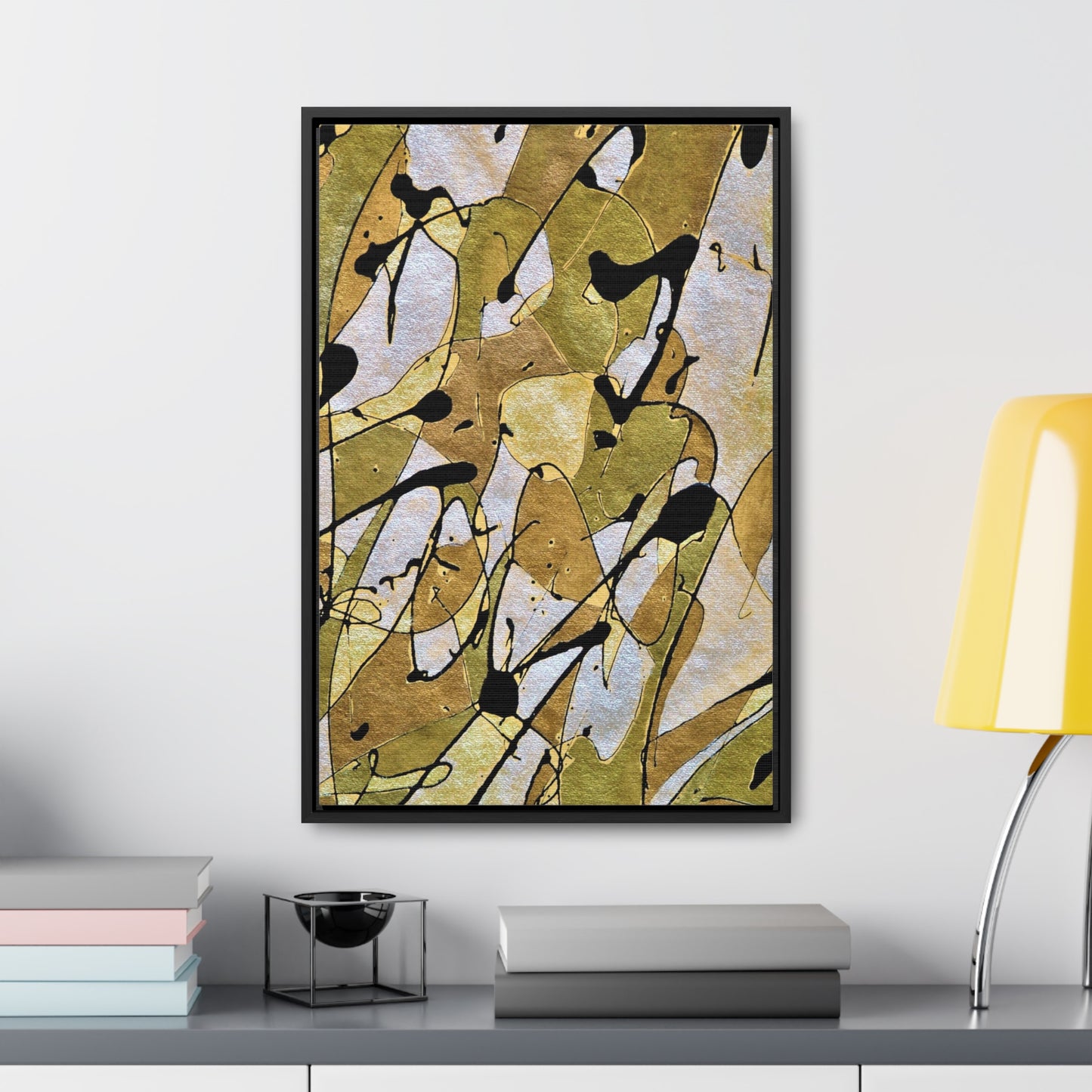 Gold Rush Gallery Canvas Wraps, Vertical Frame