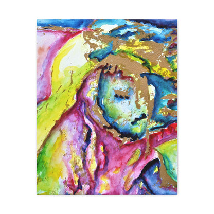 Mothers Face Canvas Gallery Wraps 24″ x 30″ 1.25"