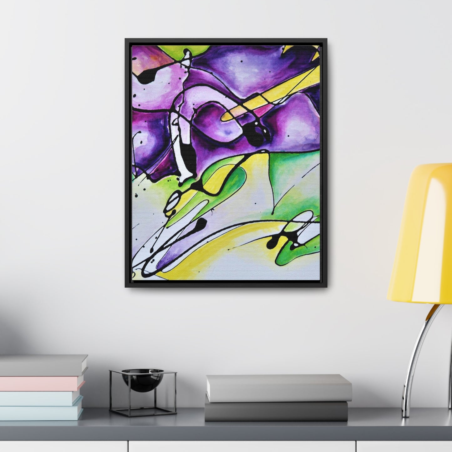 Purple Mountains Gallery Canvas Wraps, Vertical Frame