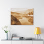 San Gabriel Dirt Fill Dam #1 Canvas Gallery Wraps Printify