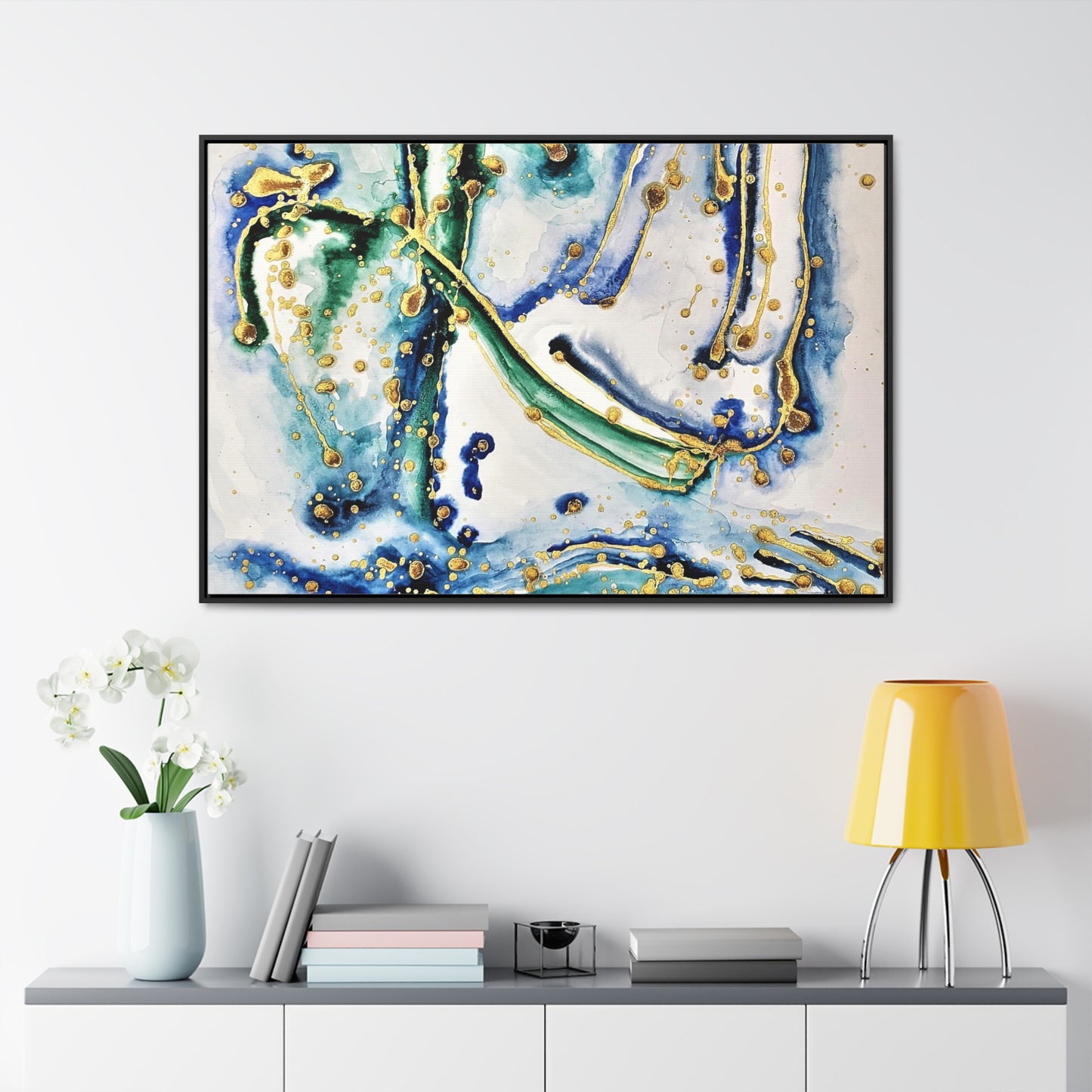 Blue Willow Gallery Canvas Wraps, Horizontal Frame