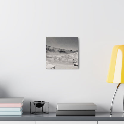 Mammoth Hot Springs Canvas Gallery Wraps 10″ x 10″ 1.25"