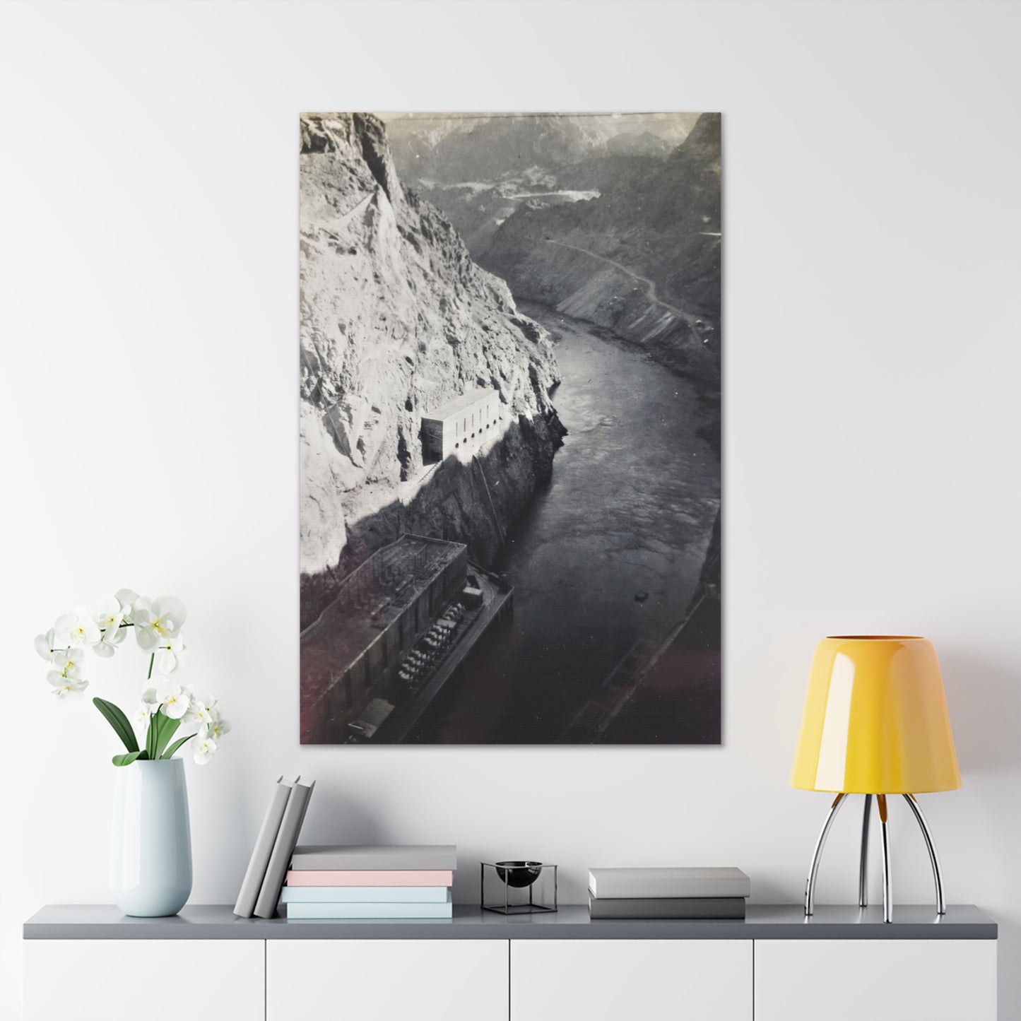 Boulder Dam Canvas Gallery Wraps