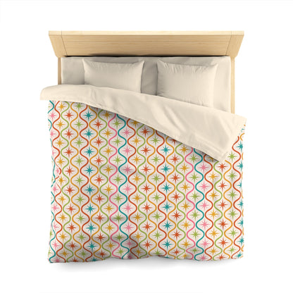 Colorful Patterned Microfiber Duvet Cover - Kia Day Design