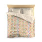 Colorful Patterned Microfiber Duvet Cover - Kia Day Design