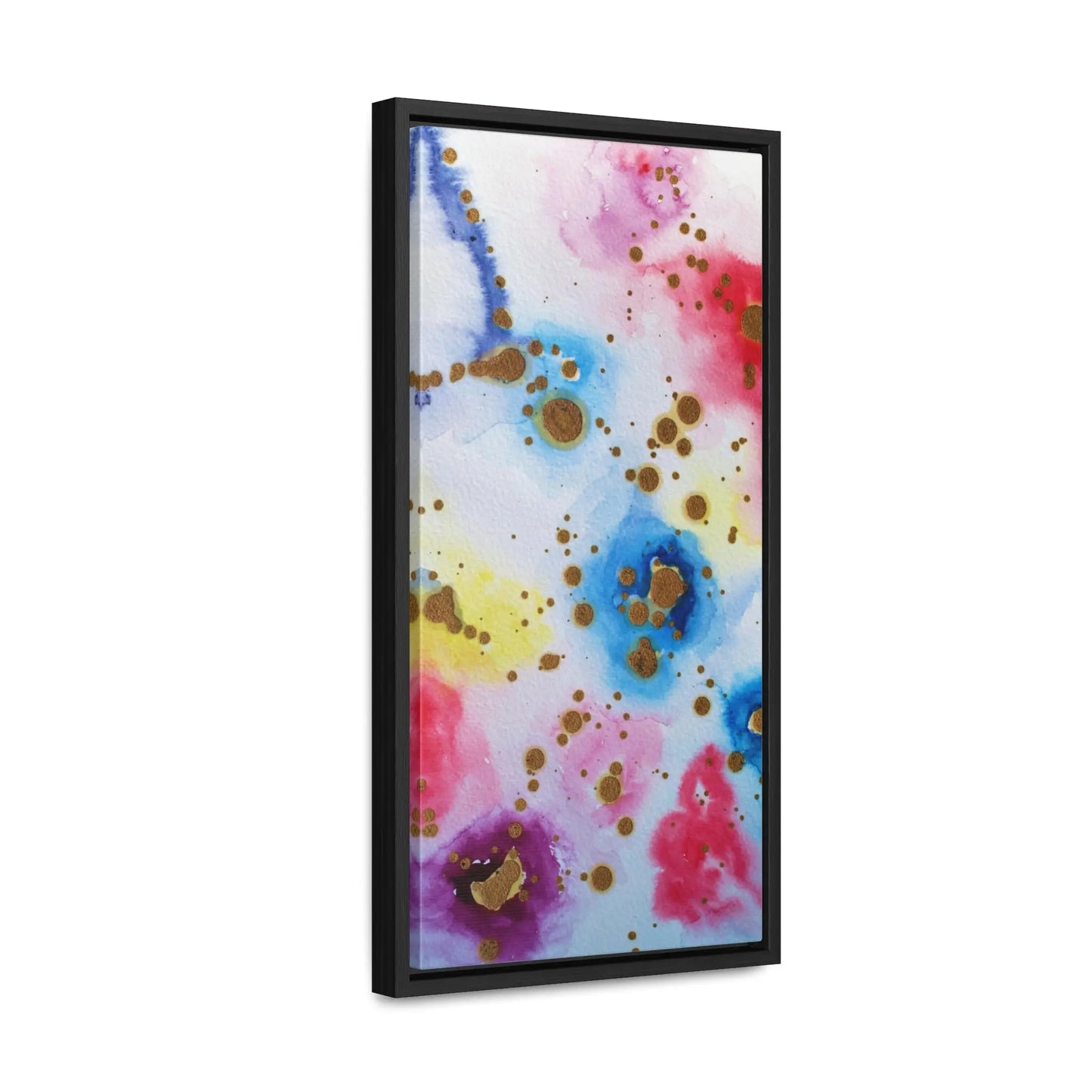 Purple Swirl Gallery Canvas Wraps, Vertical Frame