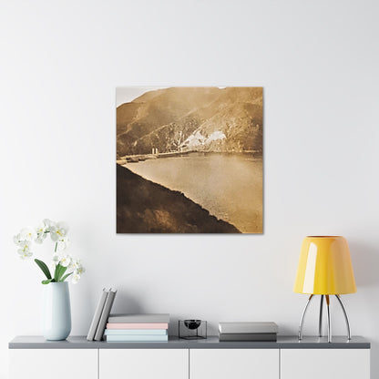 Morris Dam Lake Canvas Gallery Wraps 30″ x 30″ 1.25"