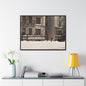 430 W 119th St New York Gallery Canvas Wraps Horizontal Frame 40″ x 30″ Black white Premium Gallery Wraps (1.25″)