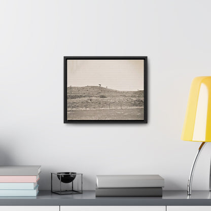 Outside Philip South Dakota Gallery Canvas Wraps Horizontal Frame 14″ x 11″ Black Premium Gallery Wraps (1.25″)