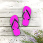 Razzle Dazzle Rose Flip Flops S pink