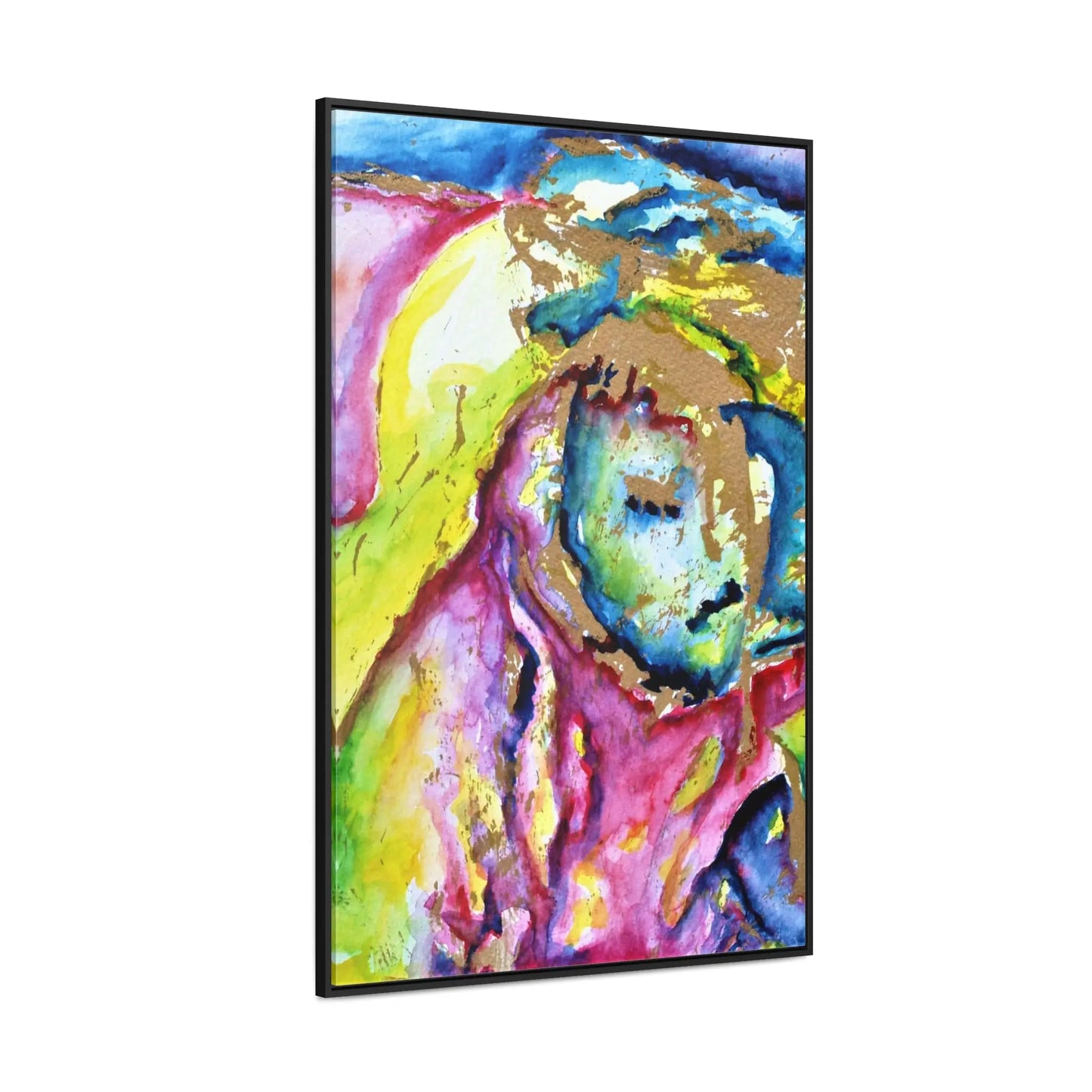 Mothers Face Gallery Canvas Wraps, Vertical Frame