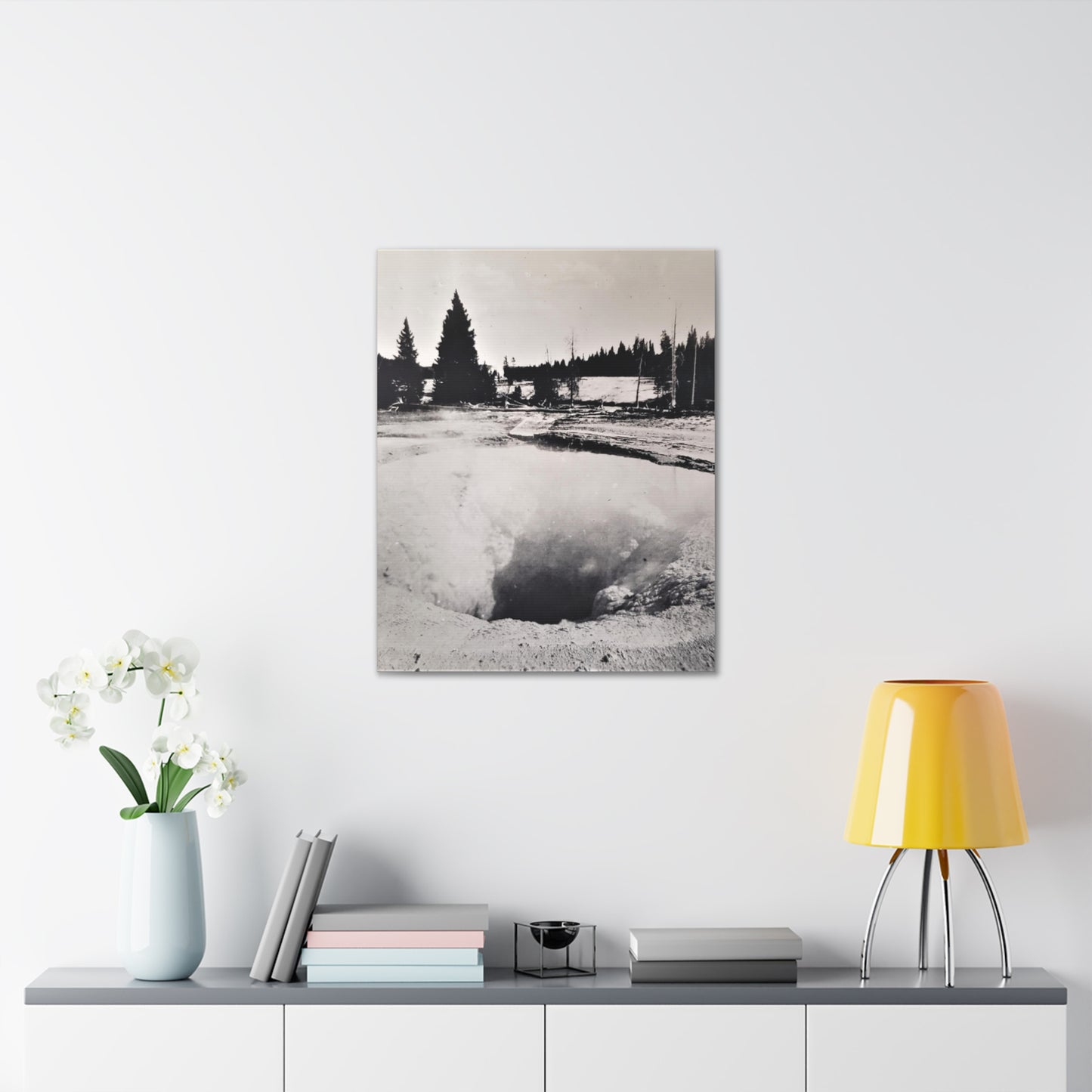 Morning Glory Pool Yellowstone Canvas Gallery Wraps