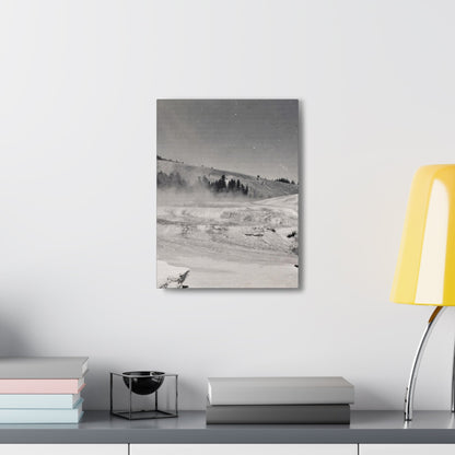 Mammoth Hot Springs Canvas Gallery Wraps 12″ x 16″ 1.25"