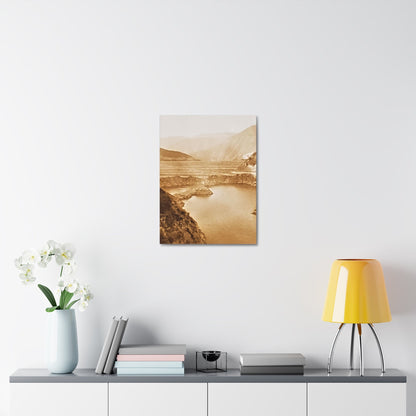 San Gabriel Dirt Fill Dam #1 Stretched Canvas 1.5" 18″ x 24″