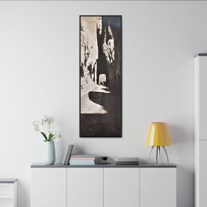 Tunnel at The Needles Gallery Canvas Wraps Vertical Frame 20″ x 60″ Premium Gallery Wraps (1.25″) Black