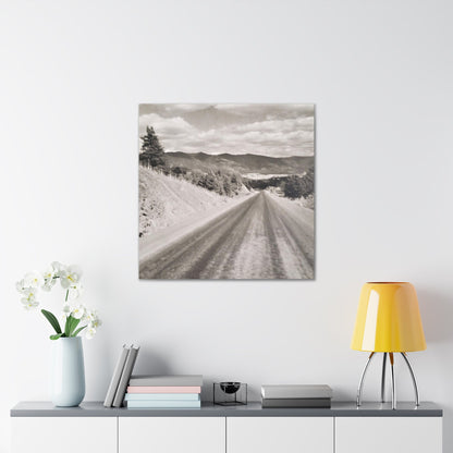Western Road Canvas Gallery Wraps 30″ x 30″ 1.25"