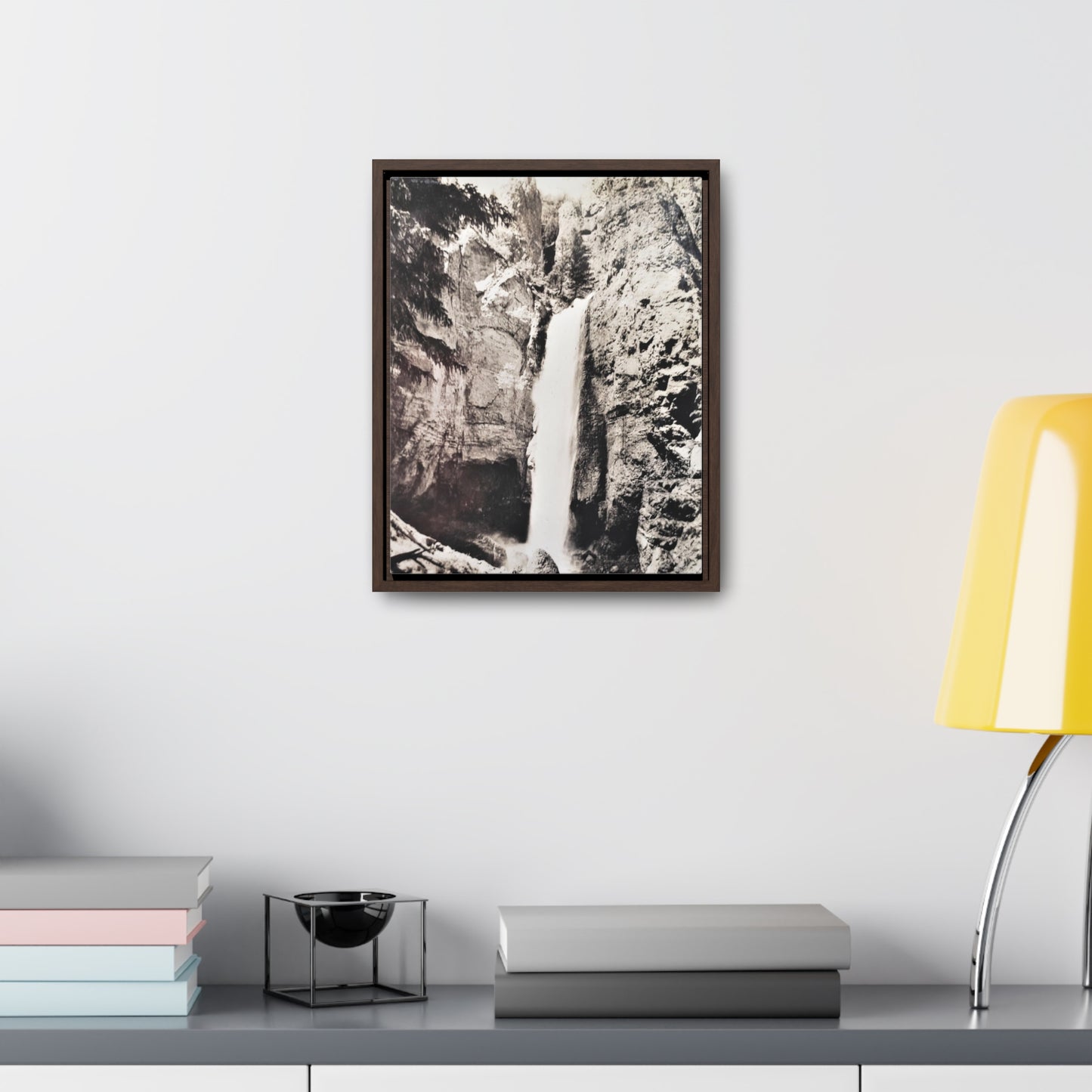 Tower Falls Yellowstone Gallery Canvas Wraps, Vertical Frame