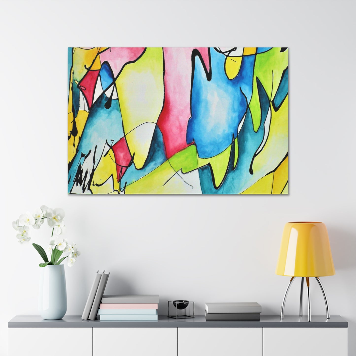 Blue Flame Canvas Gallery Wraps