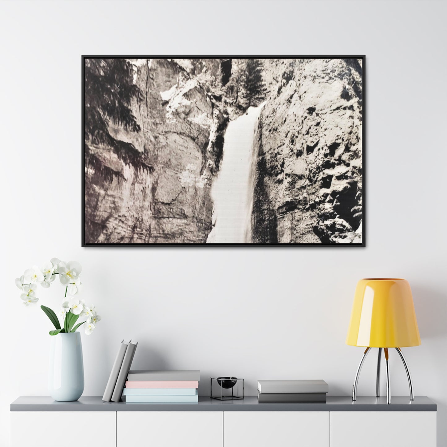 Tower Falls Yellowstone Gallery Canvas Wraps, Horizontal Frame