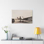 Refueling Mid-Contintent Chief Line Omaha Airport 1939 Satin Canvas Stretched 36″ x 24″ (Horizontal) 1.5"