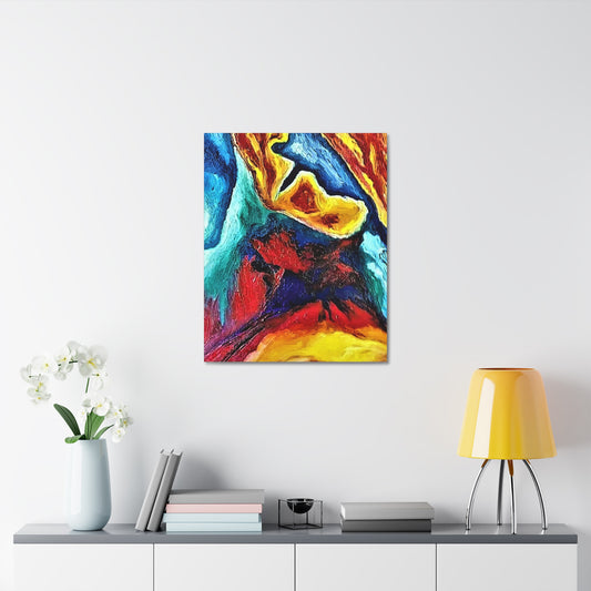 Cavern Stretched Canvas