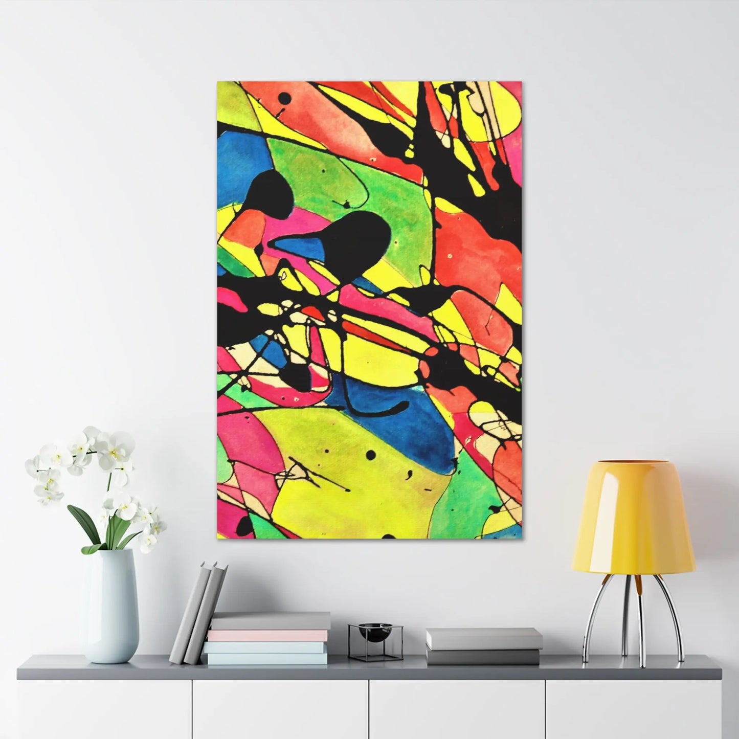 Exploding Earth Canvas Gallery Wraps 32″ x 48″ 1.25"