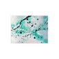 Teal Burst Silk Posters 16″ x 12″ (Horizontal) Semi Glossy