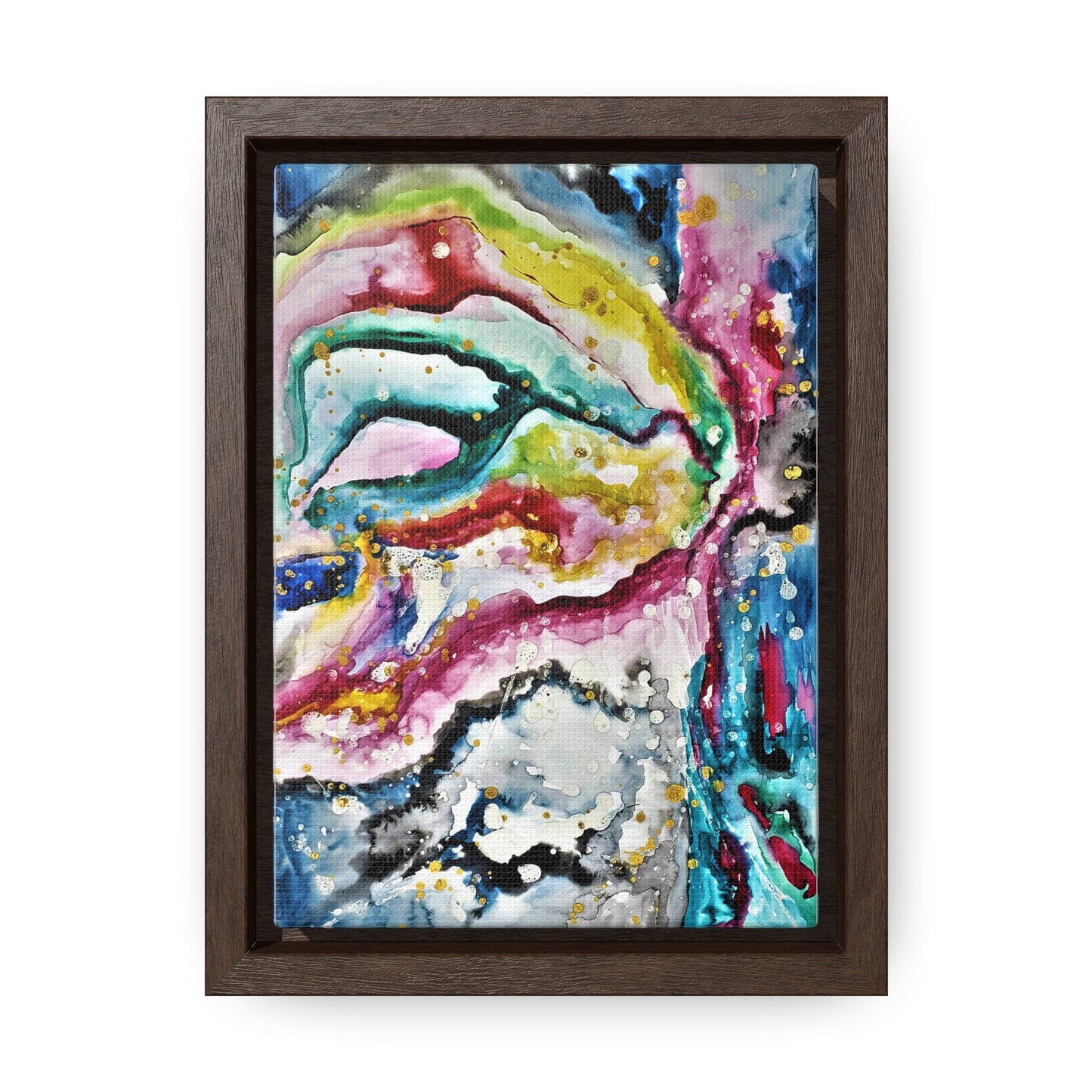 Cosmic Face Gallery Canvas Wraps, Vertical Frame