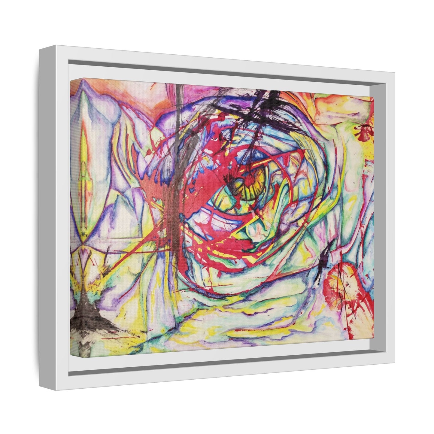 The Eye Framed Art Print - Kia Day Design