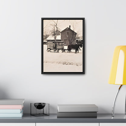 Milk Man Gallery Canvas Wraps Vertical Frame 12″ x 16″ 1.25" Black