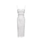 Sequin Sparkle Camisole Gown - White L - dress