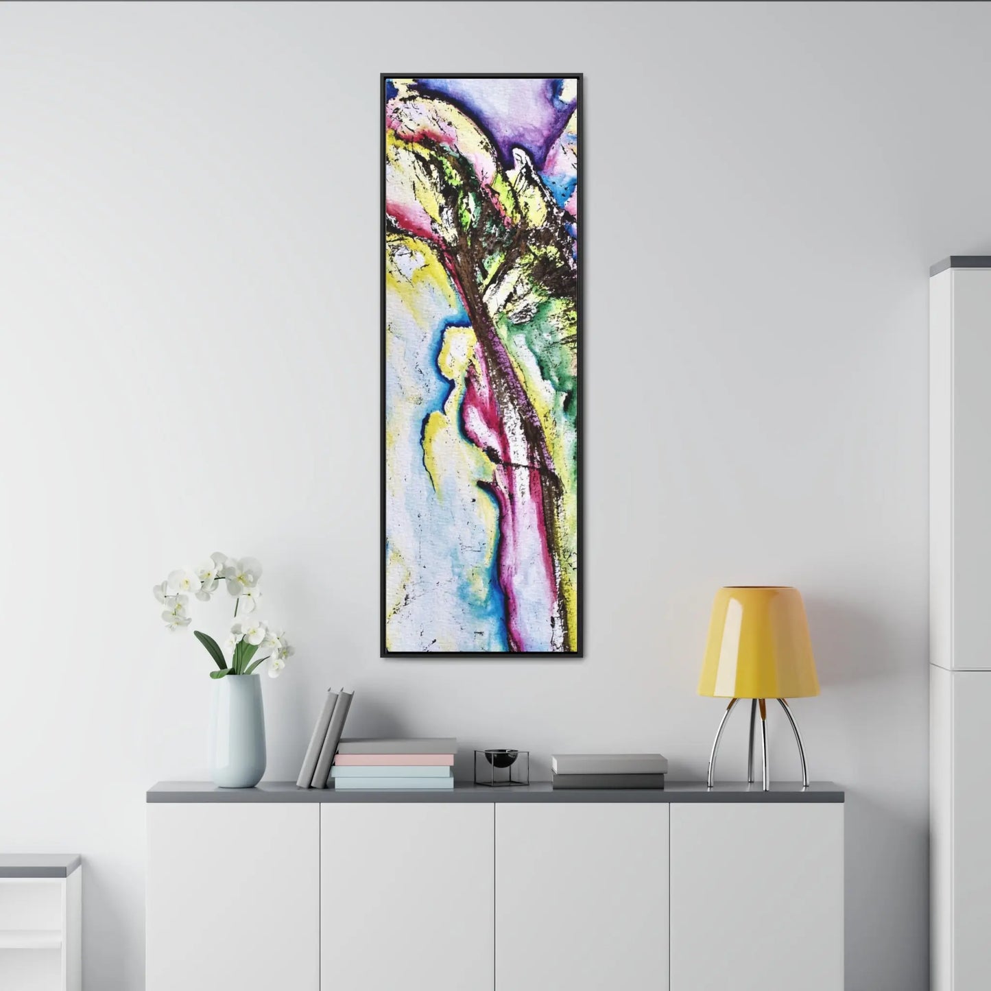 Calla Lilies Gallery Canvas Wraps, Vertical Frame