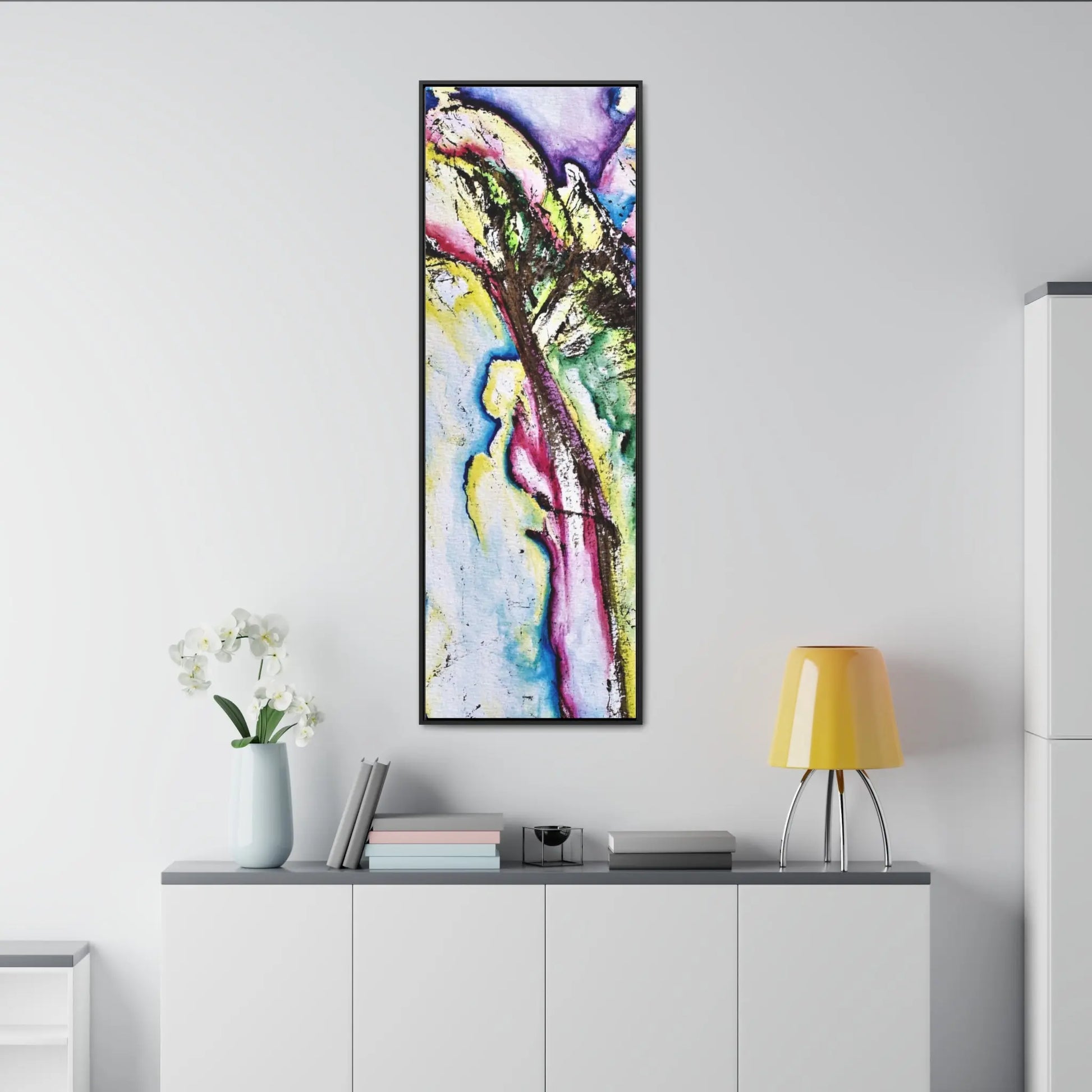 Calla Lilies Gallery Canvas Wraps, Vertical Frame