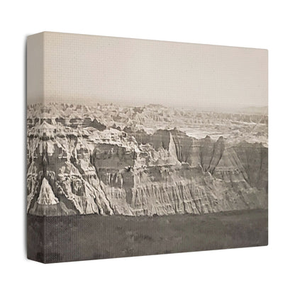 The Pinnacles Satin Canvas Stretched