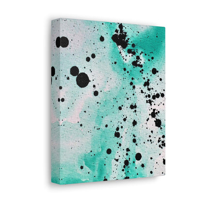 Teal Burst Canvas Gallery Wraps