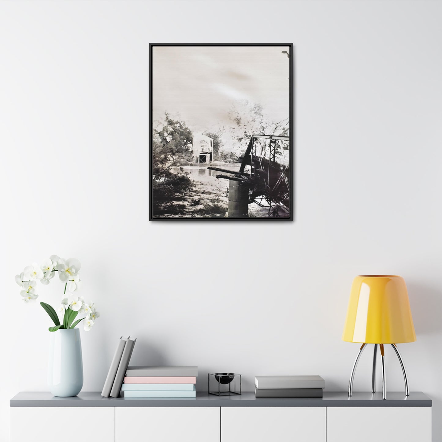 Bridge Gallery Canvas Wraps, Vertical Frame