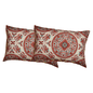 Tache Bohemian Desert Medallion Boteh Paisley Taupe Pillowcases (TJ3502) - 20 x 30 - Pillowcase